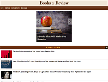 Tablet Screenshot of booksnreview.com